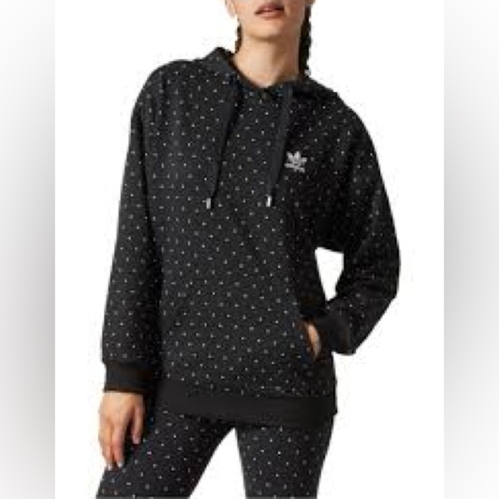 Adidas Originals by Pharrell Williams Hu Hiking Logo Hooded Sweatshirt | XS Mens
